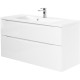 Тумба Bianco Lucido 119,6 см BelBagno Marino MARINO-H60-1200-2C-SO-BL-P