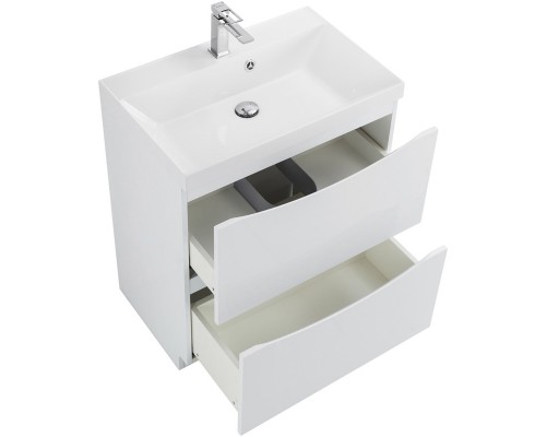 Тумба Bianco Lucido 59,6 см BelBagno Marino MARINO-600-2C-PIA-BL-P