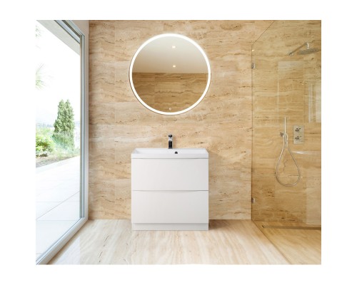 Тумба Bianco Lucido 59,6 см BelBagno Marino MARINO-600-2C-PIA-BL-P