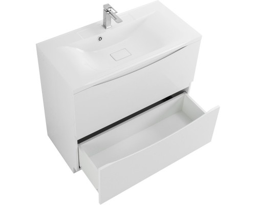 Тумба Bianco Lucido 79,6 см BelBagno Marino MARINO-800-2C-PIA-BL-P