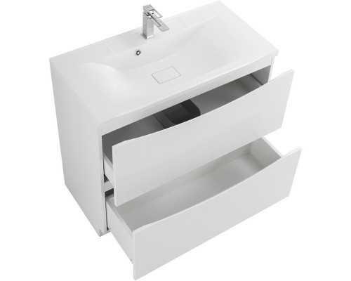 Тумба Bianco Lucido 79,6 см BelBagno Marino MARINO-800-2C-PIA-BL-P