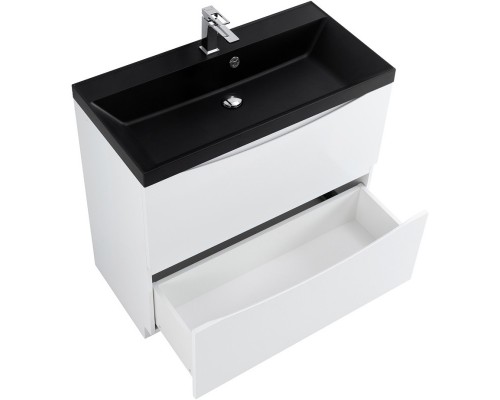 Тумба Bianco Lucido 79,6 см BelBagno Marino MARINO-800-2C-PIA-BL-P