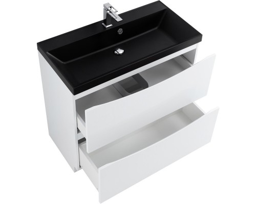 Тумба Bianco Lucido 79,6 см BelBagno Marino MARINO-800-2C-PIA-BL-P