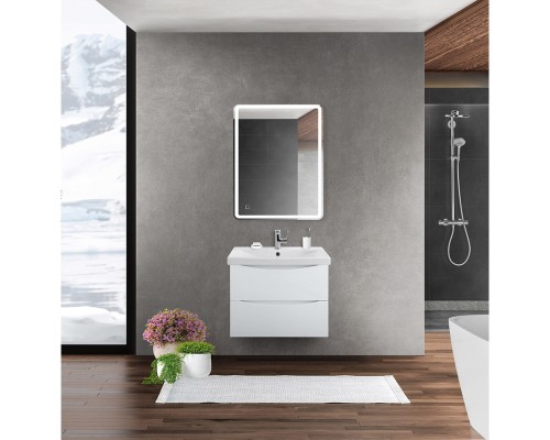 Тумба Bianco Lucido 56,4 см BelBagno Marino MARINO-CER-600-2C-SO-BL-P