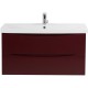 Тумба Bordo Lucido 86,8 см BelBagno Marino MARINO-CER-900-2C-SO-BRDL-P