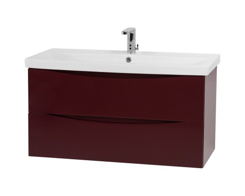 Тумба Bordo Lucido 86,8 см BelBagno Marino MARINO-CER-900-2C-SO-BRDL-P