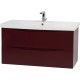 Тумба Bordo Lucido 86,8 см BelBagno Marino MARINO-CER-900-2C-SO-BRDL-P