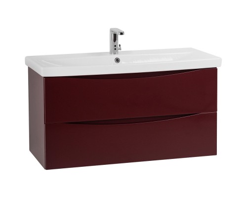 Тумба Bordo Lucido 86,8 см BelBagno Marino MARINO-CER-900-2C-SO-BRDL-P