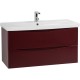 Тумба Bordo Lucido 86,8 см BelBagno Marino MARINO-CER-900-2C-SO-BRDL-P