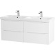 Тумба Bianco Opaco 117,2 см BelBagno Marino MARINO-CER-1200-4C-SO-2-BO-P