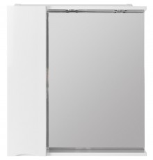 Зеркальный шкаф 60x75 см Bianco Lucido BelBagno Marino MARINO-SPC-600/750-1A-BL-P-L