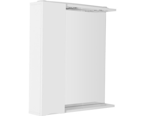 Зеркальный шкаф 60x75 см Bianco Lucido BelBagno Marino MARINO-SPC-600/750-1A-BL-P-L