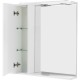 Зеркальный шкаф 60x75 см Bianco Lucido BelBagno Marino MARINO-SPC-600/750-1A-BL-P-L