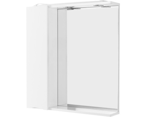 Зеркальный шкаф 60x75 см Bianco Lucido BelBagno Marino MARINO-SPC-600/750-1A-BL-P-L