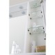 Зеркальный шкаф 60x75 см Bianco Lucido BelBagno Marino MARINO-SPC-600/750-1A-BL-P-R