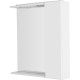 Зеркальный шкаф 60x75 см Bianco Lucido BelBagno Marino MARINO-SPC-600/750-1A-BL-P-R