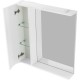 Зеркальный шкаф 70x75 см Bianco Lucido BelBagno Marino MARINO-SPC-700/750-1A-BL-P-L