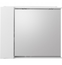 Зеркальный шкаф 80x75 см Bianco Lucido BelBagno Marino MARINO-SPC-800/750-1A-BL-P-L