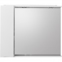 Зеркальный шкаф 90x75 см Bianco Lucido BelBagno Marino MARINO-SPC-900/750-1A-BL-P-L