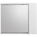 Зеркальный шкаф 90x75 см Bianco Lucido BelBagno Marino MARINO-SPC-900/750-1A-BL-P-R