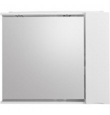 Зеркальный шкаф 90x75 см Bianco Lucido BelBagno Marino MARINO-SPC-900/750-1A-BL-P-R