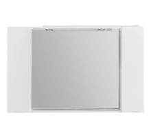 Зеркальный шкаф 120x75 см Bianco Lucido BelBagno Marino MARINO-SPC-1200/750-2A-BL-P