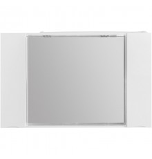 Зеркальный шкаф 120x75 см Bianco Lucido BelBagno Marino MARINO-SPC-1200/750-2A-BL-P