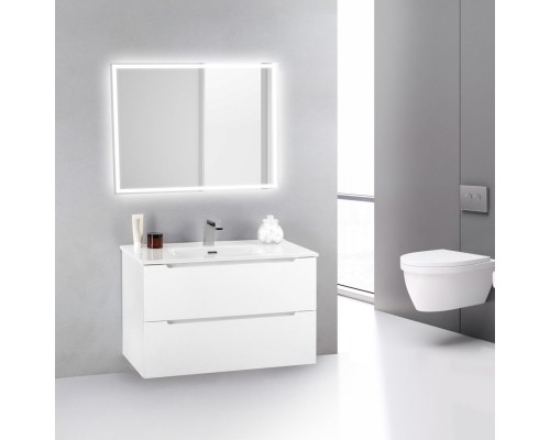 Тумба Bianco Lucido 69,6 см BelBagno Etna ETNA39-700/390-2C-SO-BL-P