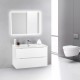 Тумба Bianco Lucido 69,6 см BelBagno Etna ETNA39-700/390-2C-SO-BL-P