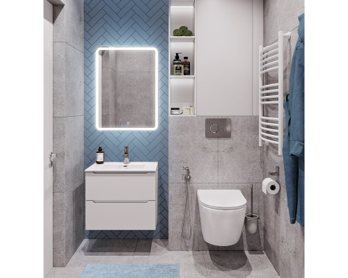 Тумба Bianco Opaco 69,6 см BelBagno Etna ETNA-700-2C-SO-BO-P