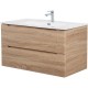 Тумба Rovere Bianco 79,6 см BelBagno Etna ETNA-800-2C-SO-WO-P