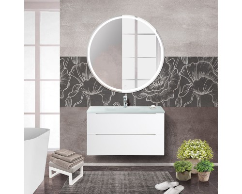 Тумба Bianco Lucido 89,6 см BelBagno Etna ETNA-900-2C-SO-BL-P