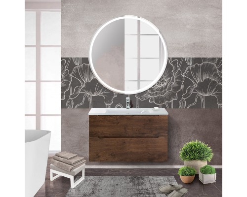 Тумба Rovere Moro 89,6 см BelBagno Etna ETNA-H60-900-2C-SO-RW-P