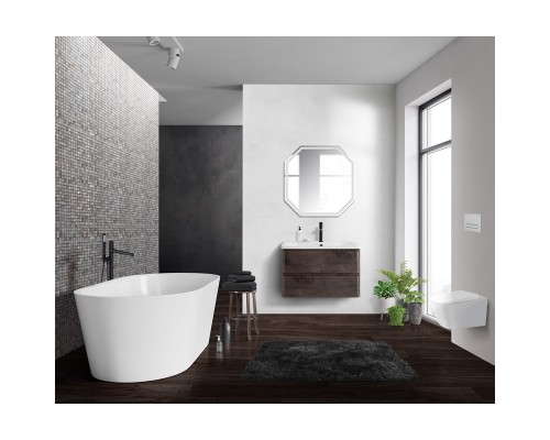 Тумба Rovere Nature Grigio 79,6 см BelBagno Albano ALBANO-800-2C-SO-RNG