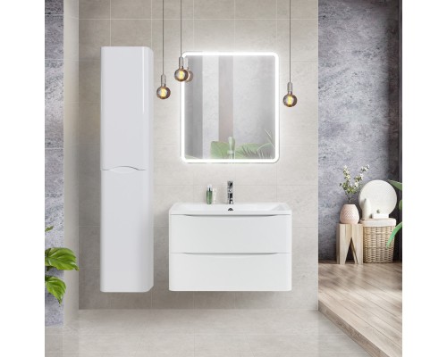 Тумба Bianco Lucido 79,6 см BelBagno Acqua ACQUA-800-2C-SO-BL