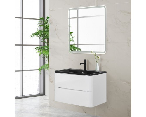 Тумба Bianco Lucido 79,6 см BelBagno Acqua ACQUA-800-2C-SO-BL