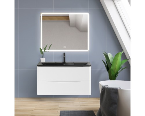 Тумба Bianco Lucido 99,6 см BelBagno Acqua ACQUA-1000-2C-SO-BL