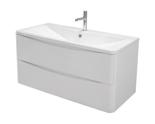 Тумба Bianco Lucido 99,6 см BelBagno Acqua ACQUA-1000-2C-SO-BL