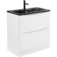 Тумба Bianco Lucido 79,6 см BelBagno Acqua ACQUA-800-2C-PIA-BL