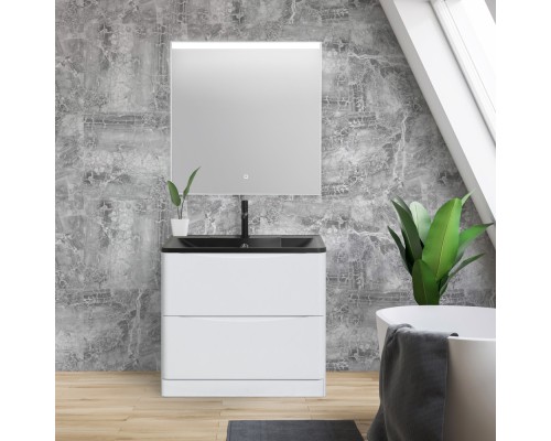 Тумба Bianco Lucido 79,6 см BelBagno Acqua ACQUA-800-2C-PIA-BL