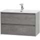 Тумба Cemento Grigio 80 см BelBagno Kraft KRAFT 39-800/390-2C-SO-CG