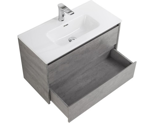 Тумба Cemento Grigio 80 см BelBagno Kraft KRAFT 39-800/390-2C-SO-CG