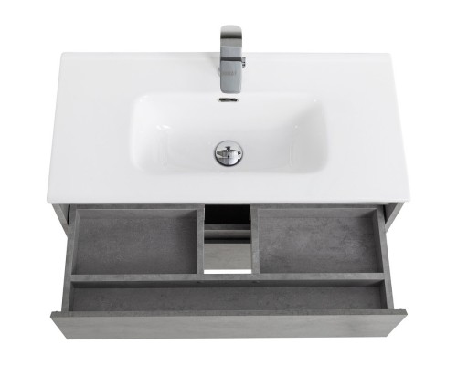 Тумба Cemento Grigio 80 см BelBagno Kraft KRAFT 39-800/390-2C-SO-CG