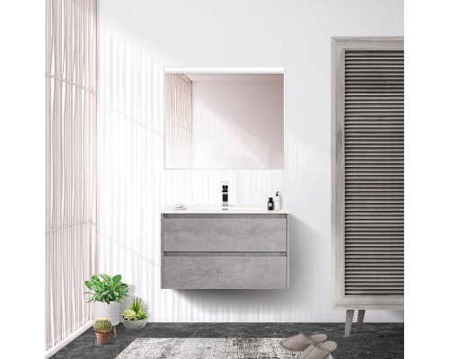 Тумба Cemento Grigio 70 см BelBagno Kraft KRAFT-700-2C-SO-CG