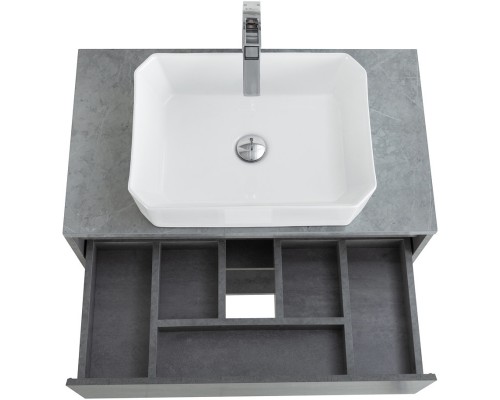 Тумба Cemento Grigio 80 см BelBagno Kraft KRAFT-800-1C-SO-CG