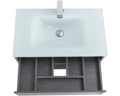 Тумба Cemento Grigio 80 см BelBagno Kraft KRAFT-800-1C-SO-CG