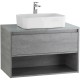 Тумба Cemento Grigio 80 см BelBagno Kraft KRAFT-800-1C-SO-CG