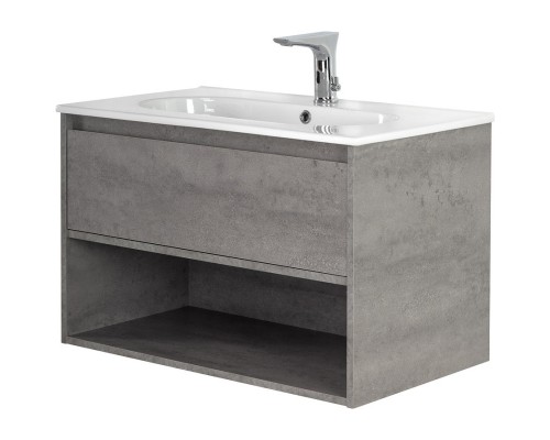 Тумба Cemento Grigio 80 см BelBagno Kraft KRAFT-800-1C-SO-CG