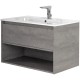 Тумба Cemento Grigio 80 см BelBagno Kraft KRAFT-800-1C-SO-CG