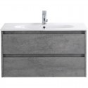 Тумба Cemento Grigio 90 см BelBagno Kraft KRAFT-900-2C-SO-CG